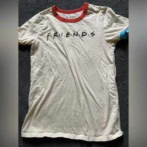 💖5 for $25💖 Friends TV Show White Multicolored Women’s Shirt Size S